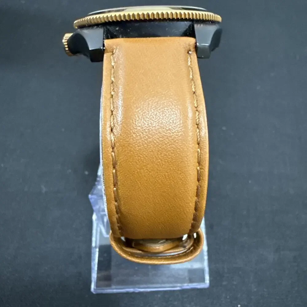Fossil Cecile AM4624 Women's Wristwatch New Brown Leather Band New Battery (Z1)